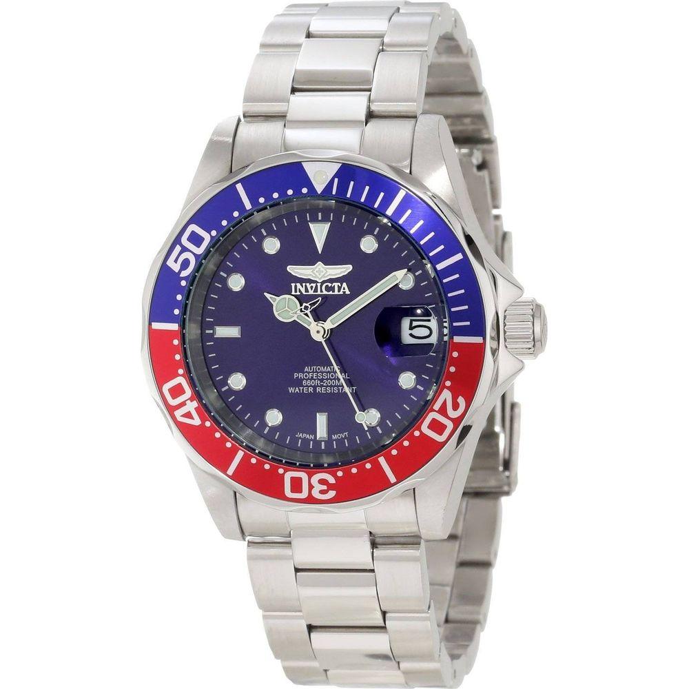 Invicta Pro Diver Automatic 200M Blue Dial 5053 Men's Stainless Steel Watch