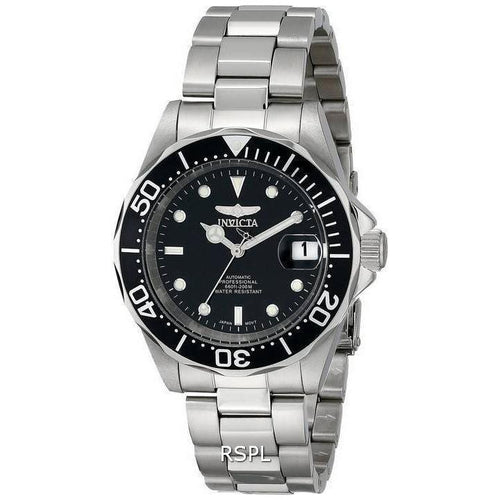 Load image into Gallery viewer, Invicta Pro Diver 200M Automatic Black Dial 8926 Men&#39;s Stainless Steel Watch

