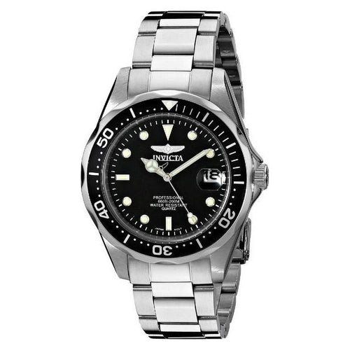 Load image into Gallery viewer, Invicta Pro Diver 200M Quartz Black Dial 8932 Men&#39;s Stainless Steel Watch
