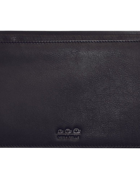 K0018AB | Porta Documenti Auto e Moto in Vera Pelle pieno fiore con leggera grana. Colore Nero. Chiusura con bottone automatico. Dimensioni: cm 19 x 13 x 1. Confezione: Sacchetto in Tnt-1