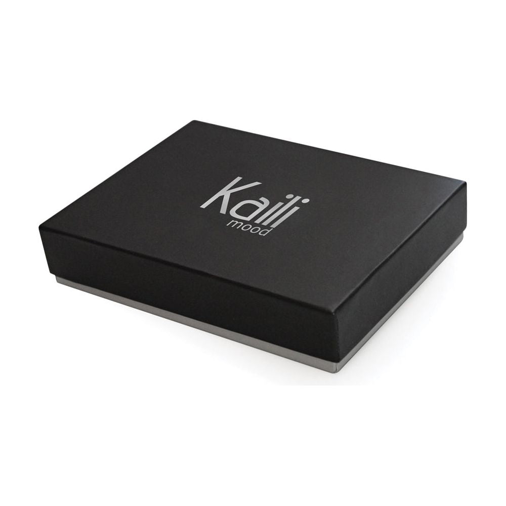 K0038AB | Segnalibro Cuore Made in Italy in Vera Pelle pieno fiore, grana dollaro - Colore Nero - Dimensioni: cm 6 x 5,5 x 0,5 - Confezione: Gift Box rigido fondo/coperchio-4