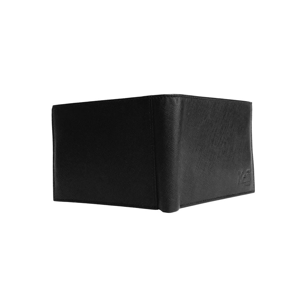 K10812AB | Portafogli Uomo in Saffiano Vera Pelle. Colore Nero. 8 slots per le carte di credito. Dimensioni da chiuso: cm 12,5 x 9,5 x 1. Confezione: Gift Box rigido fondo/coperchio-4