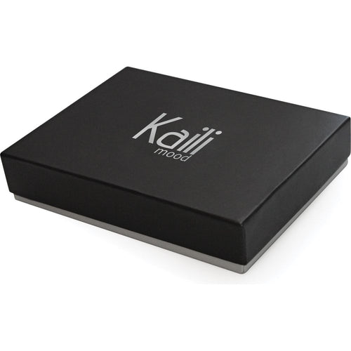 Load image into Gallery viewer, K10838AB | Portafogli Donna in Saffiano Vera Pelle. Colore Nero. 6 slot per carte di credito. Dimensioni da chiuso: cm 18,5 x 10 x 2,5. Confezione: Gift Box rigido fondo/coperchio-3
