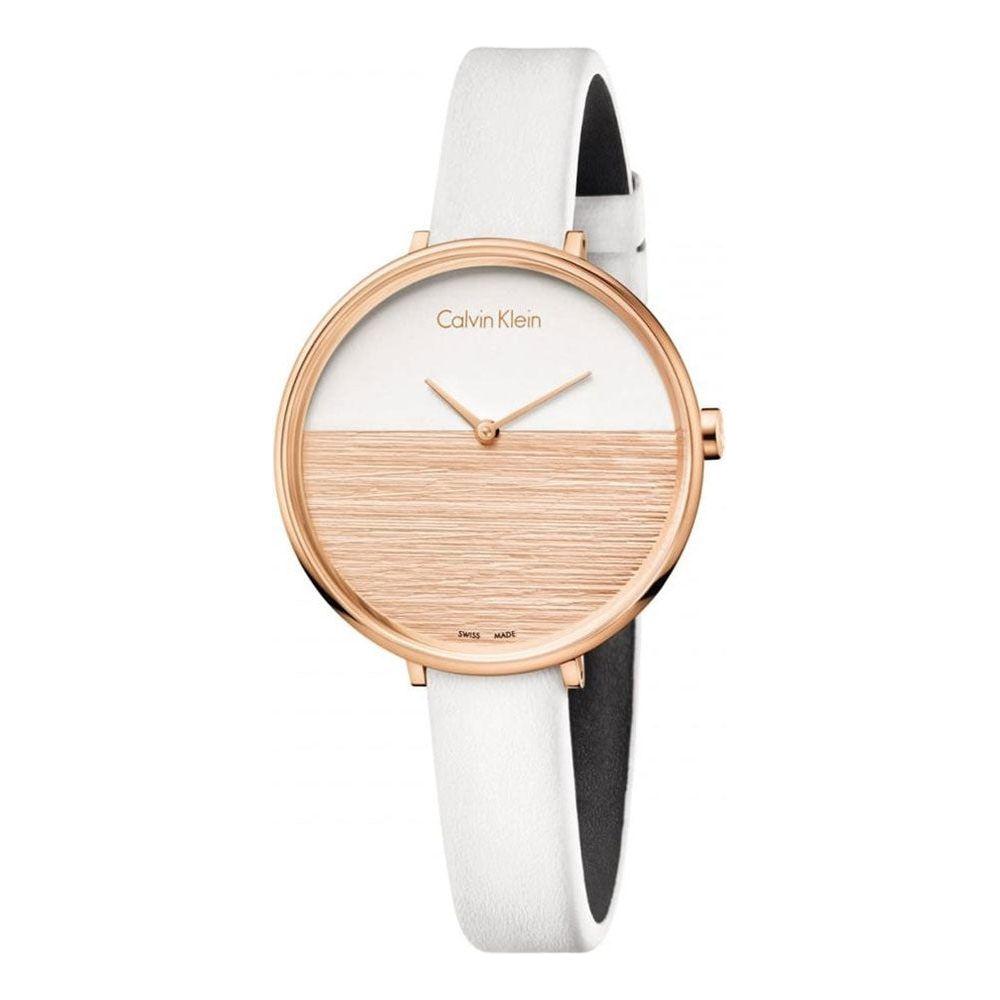 Elegant Rose Gold Women's Leather Watch Strap - ERG-001, Rose Gold