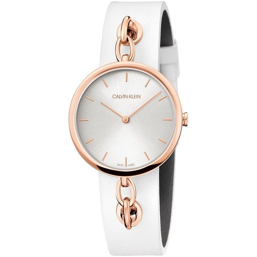 Elegant Rose Gold Chain Watch for Ladies - Model EWRG001 - Rose Gold