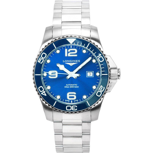 Load image into Gallery viewer, Longines HydroConquest Sunray Blue Stainless Steel Automatic Diver&#39;s Watch L3.782.4.96.6 Men&#39;s
