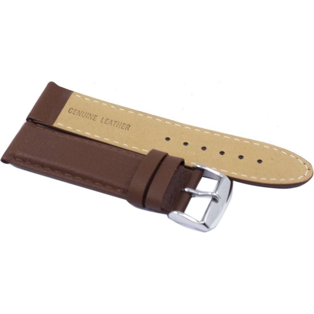 Introducing the Exquisite 22mm Brown Leather Watch Strap for Men - Model R22M: The Ultimate Watch Strap Replacement for Timeless Elegance
