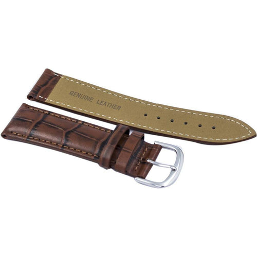 Load image into Gallery viewer, Ratio Brand Classic Brown Genuine Leather Watch Strap 22mm - Unisex Watch Strap Replacement
