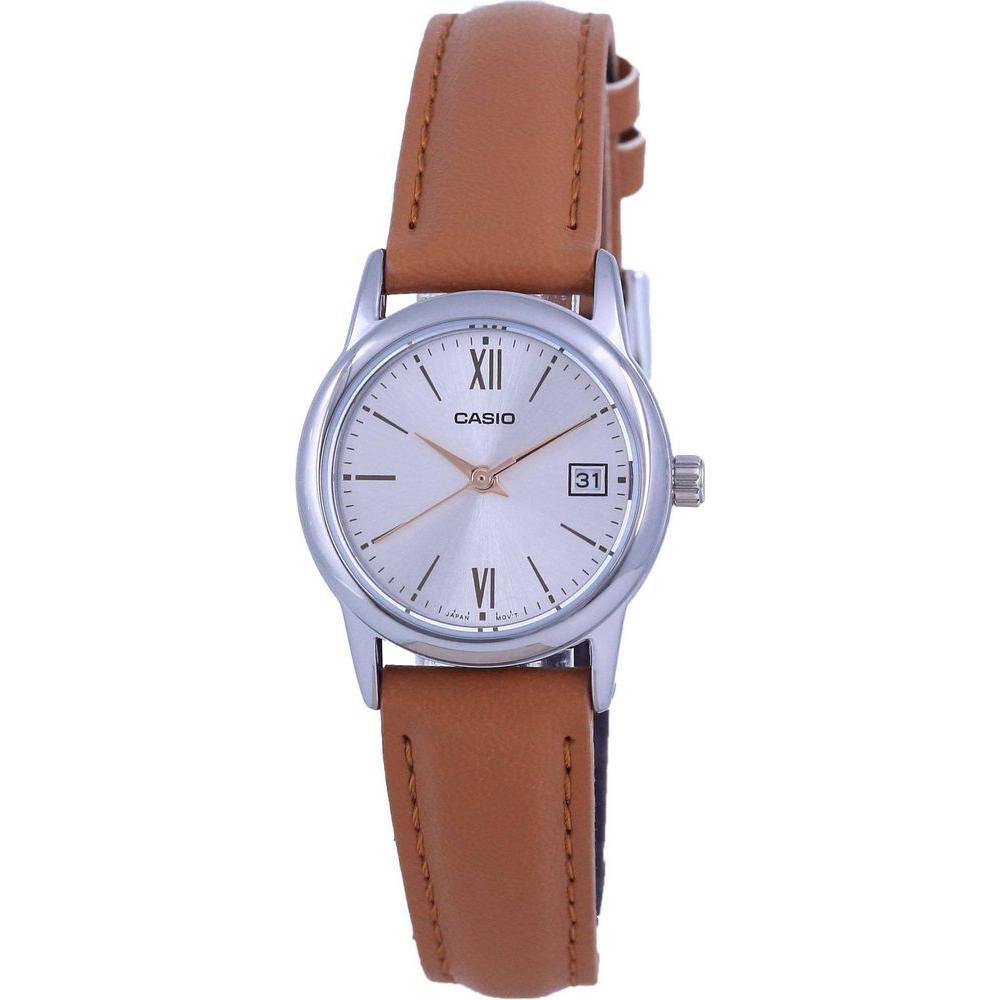 Women's Silver Leather Watch Strap Replacement - Elegant Timepiece Accessory