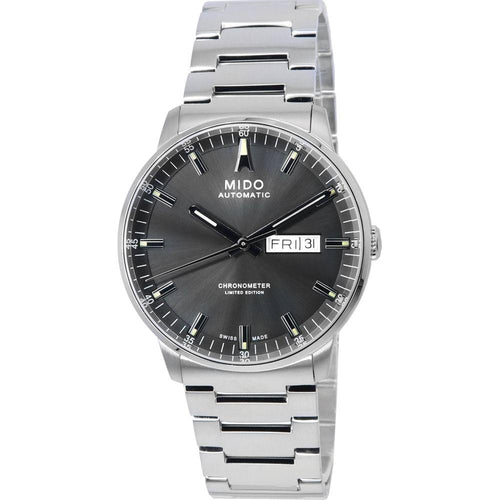 Load image into Gallery viewer, Mido Commander IBA Limited Edition Chronometer Anthracite Dial Automatic M021.431.11.061.02 M0214311106102 Men&#39;s Watch
