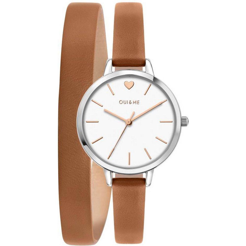 Oui & Me Petite Amourette Women's White Leather Watch Strap Replacement