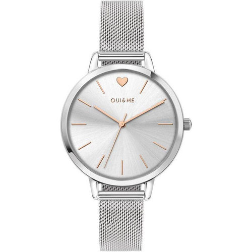 Load image into Gallery viewer, Oui &amp; Me Amourette Silver Dial Stainless Steel Quartz ME010022 Women&#39;s Watch

