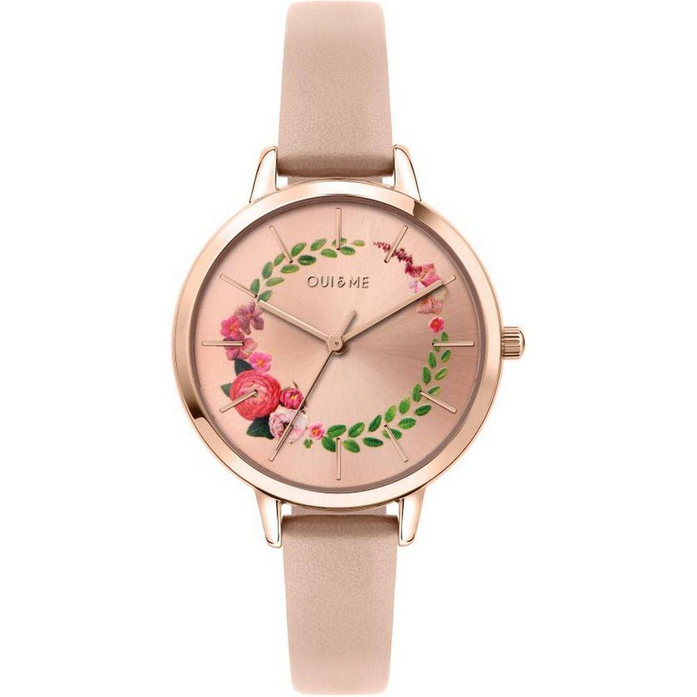Rose Gold Leather Strap Replacement for Women's Watches