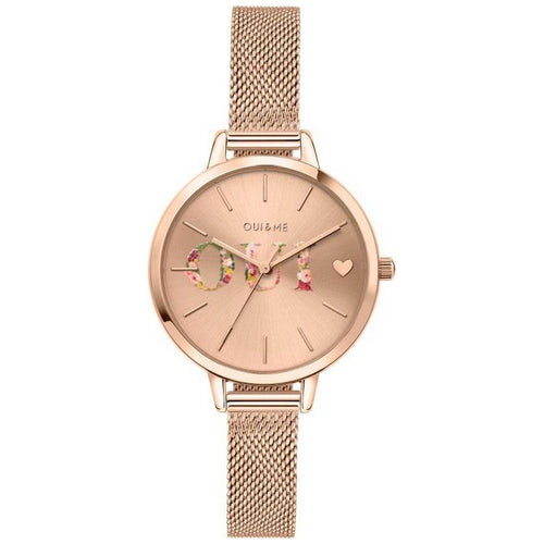 Load image into Gallery viewer, Oui &amp; Me Petite Fleurette Rose Gold Tone Stainless Steel Quartz Women&#39;s Watch ME010044
