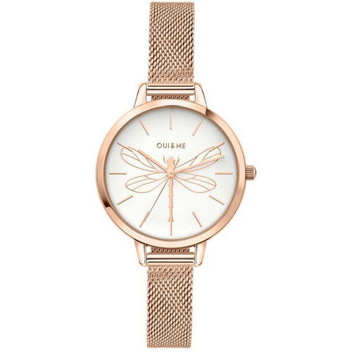Load image into Gallery viewer, Oui &amp; Me Petite Amourette White Dial Rose Gold Tone Stainless Steel Quartz ME010046 Women&#39;s Watch
