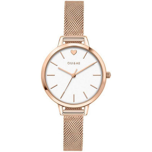 Load image into Gallery viewer, Oui &amp; Me Petite Amourette White Dial Rose Gold Tone Stainless Steel Quartz ME010051 Women&#39;s Watch
