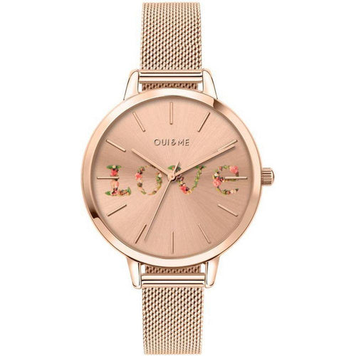 Load image into Gallery viewer, Oui &amp; Me Grande Fleurette Rose Gold Tone Stainless Steel Quartz ME010112 Women&#39;s Watch
