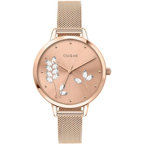 Load image into Gallery viewer, Oui &amp; Me Grande Fleurette Rose Gold Tone Stainless Steel Quartz ME010155 Women&#39;s Watch
