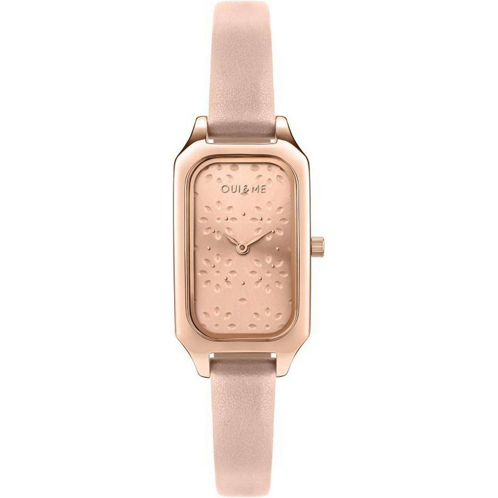 Elegant Rose Gold Leather Watch Strap Replacement for Women - Upgrade Your Timepiece with Style and Sophistication
