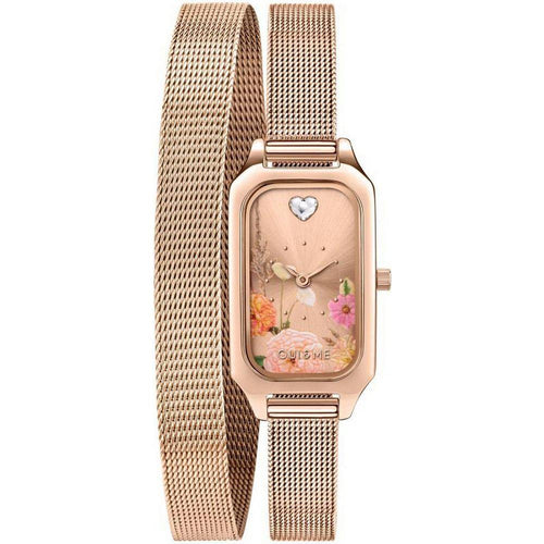 Load image into Gallery viewer, Finette Rose Gold Tone Stainless Steel Quartz ME010164 Women&#39;s Watch
