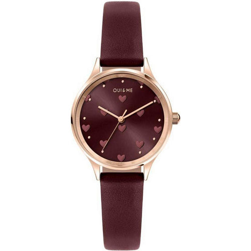 Load image into Gallery viewer, Burgundy Leather Watch Strap Replacement for Women&#39;s Watches
