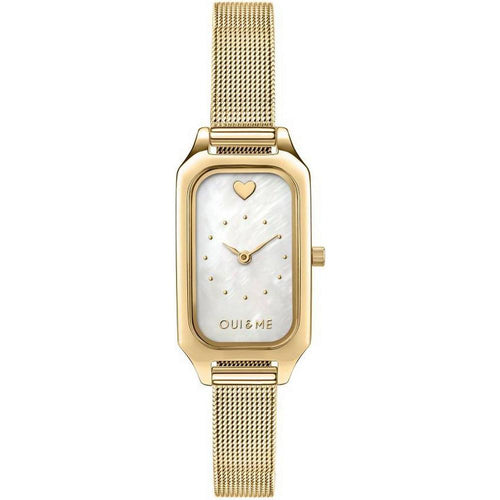 Load image into Gallery viewer, Oui &amp; Me Finette White Dial Gold Tone Stainless Steel Quartz ME010198 Women&#39;s Watch
