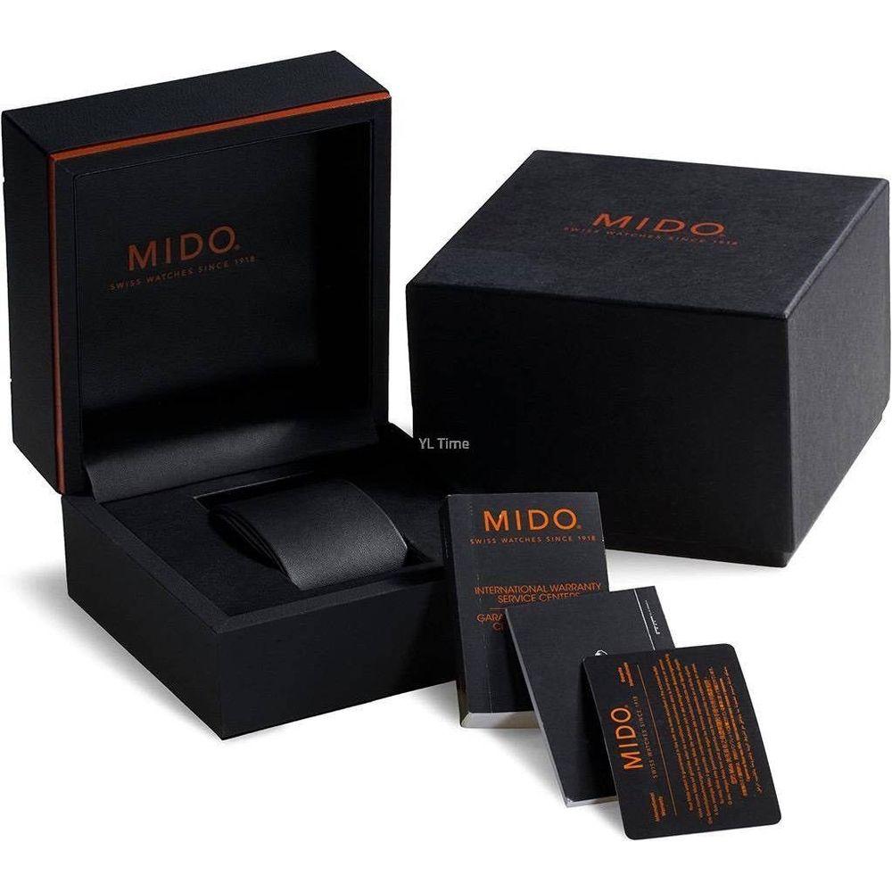 MIDO Men's Automatic Watch MOD. M037-207-11-031-00 - Sophisticated Black Dial Stainless Steel Timepiece