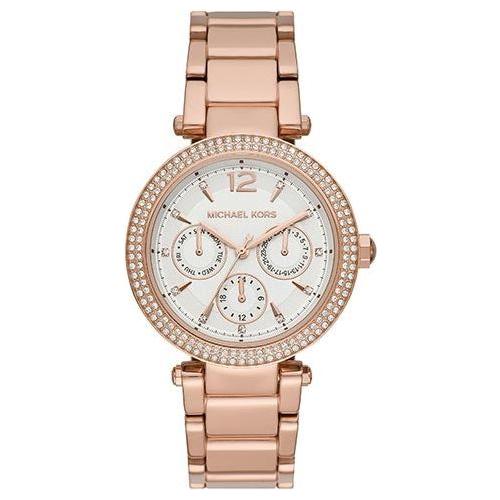 Load image into Gallery viewer, Michael Kors Parker Women&#39;s Rose Gold Chronograph Watch - Model MK5896
