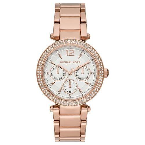 Michael Kors Parker Women's Rose Gold Chronograph Watch - Model MK5896