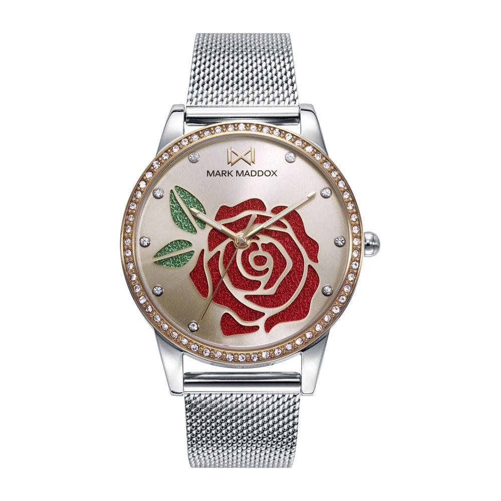 Mark Maddox Ladies Quartz Watch MM0130-27 - Elegant Rose Gold Timepiece for Women