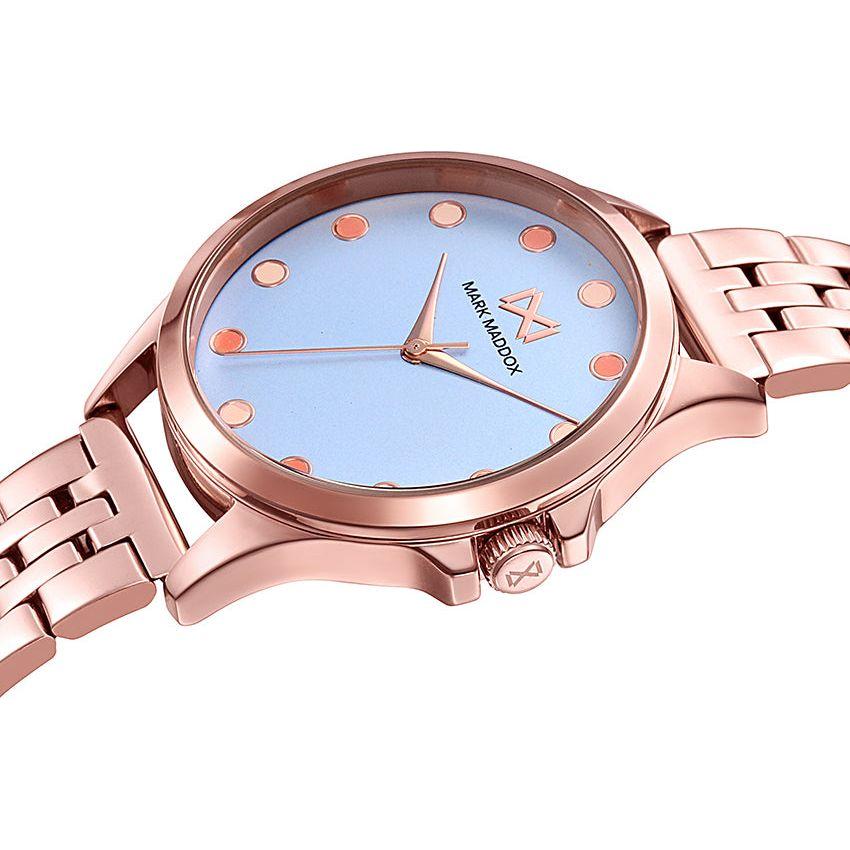 Mark Maddox Quartz Ladies Watch Mod. MM7140-96 - Elegant Rose Gold Timepiece for Women