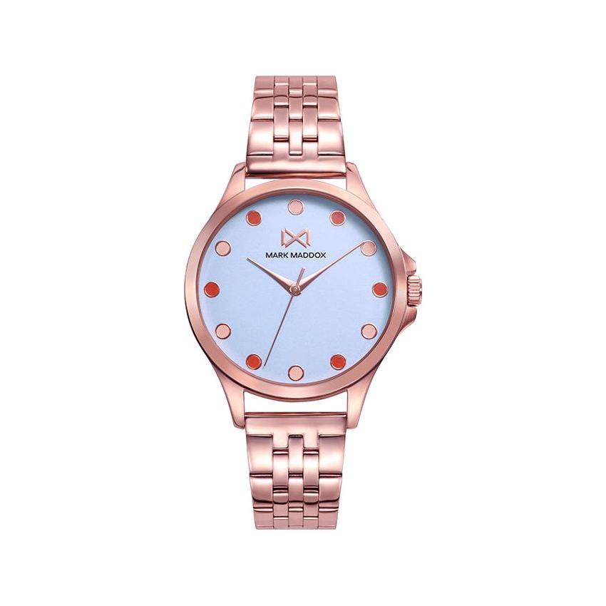 Mark Maddox Quartz Ladies Watch Mod. MM7140-96 - Elegant Rose Gold Timepiece for Women