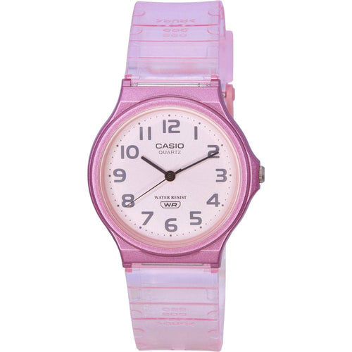 Load image into Gallery viewer, TimeMaster TM-1330 Women&#39;s Pink Transparent Resin Strap Replacement for Analog Quartz Watch
