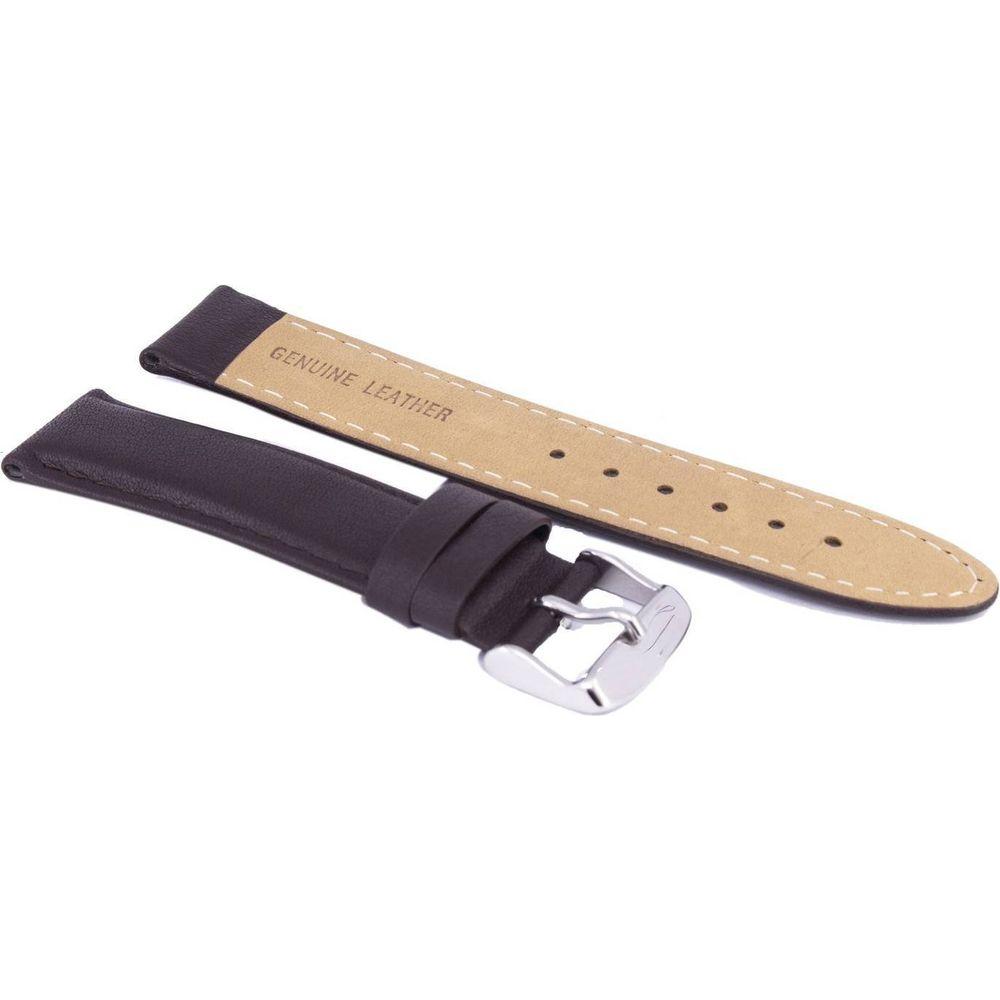 Ratio Brand Dark Brown Leather Watch Strap 20mm - Classic Unisex Accessory (Model: RBW-20DB)