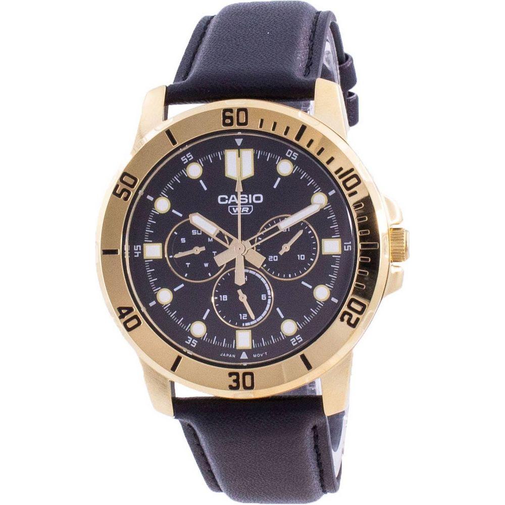 Golden Elegance Men's Gold Tone Analog Quartz Watch (Model GE-1001, Gold)