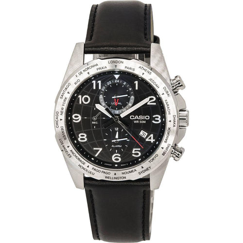 Load image into Gallery viewer, Elegant Timepieces: Formal Men&#39;s Classic Black Leather Watch Strap
