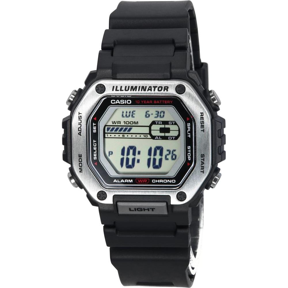 Casio Standard Digital Black Dial Quartz Men's Watch with Dual Time and Countdown Timer