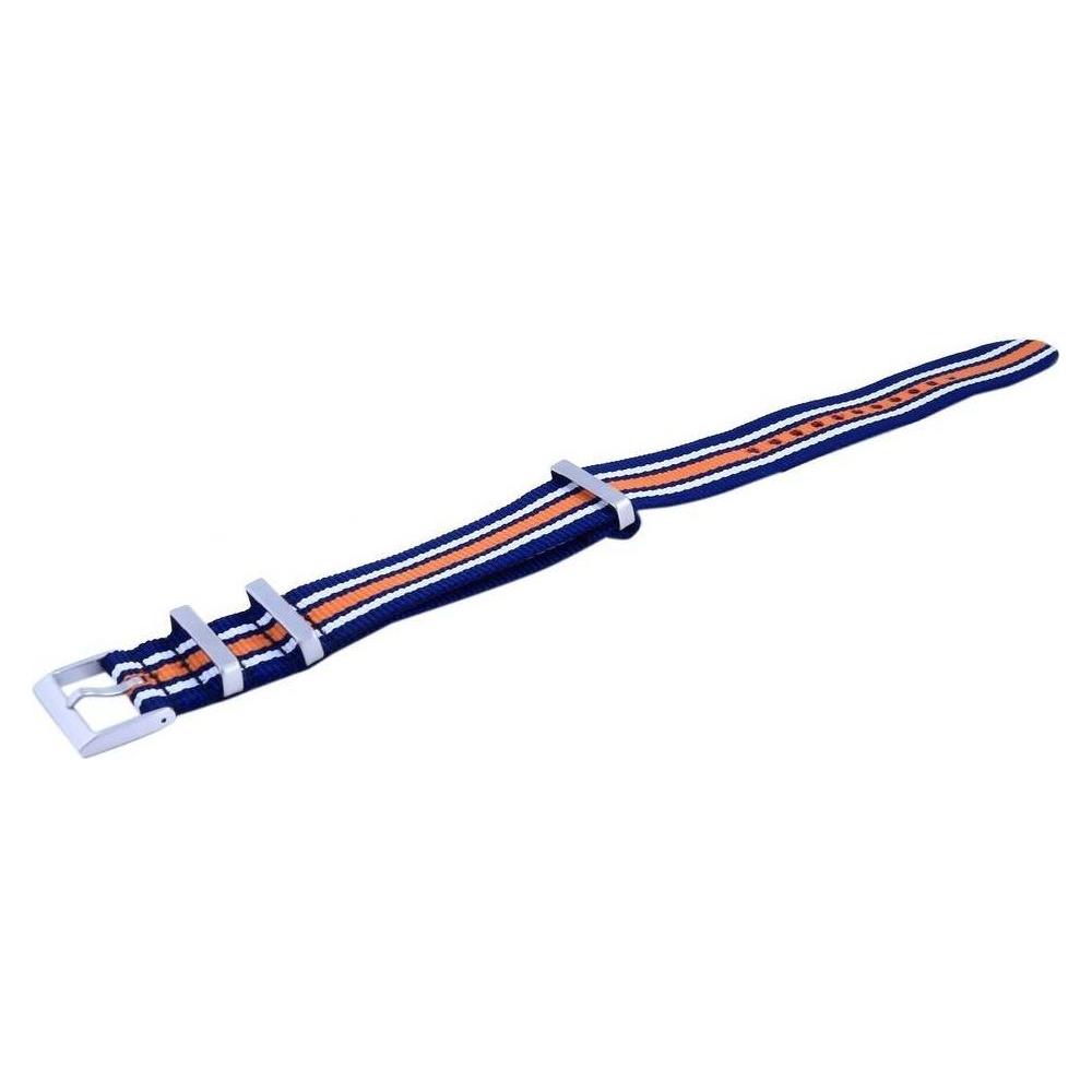 The Versatile Blue and Orange Polyester 22mm Watch Strap: A Stylish and Durable Replacement Band for Any Timepiece