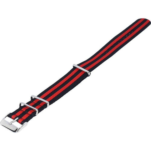 Load image into Gallery viewer, Ratio NATOR05 Multicolor Red And Black 20mm Polyester Watch Strap - Stylish and Durable Watch Strap for Men and Women
