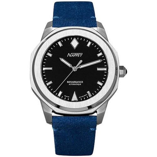 Load image into Gallery viewer, Nappey Renaissance Steel and White Automatic NY41-AD2M-1B1A 200M Unisex Watch - A Timeless Masterpiece of Elegance and Precision
