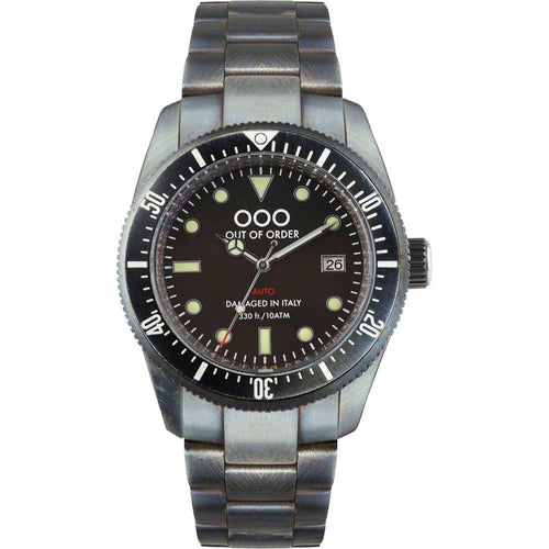 Load image into Gallery viewer, Out Of Order Black Auto 2.0 Superluminova C3 Dial Automatic OOO.001-16.2.NE 100M Men&#39;s Watch

