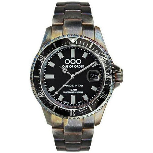 Load image into Gallery viewer, Out Of Order Casanova Black and Grey Quartz OOO.001-18.NE.GR 100M Men&#39;s Watch
