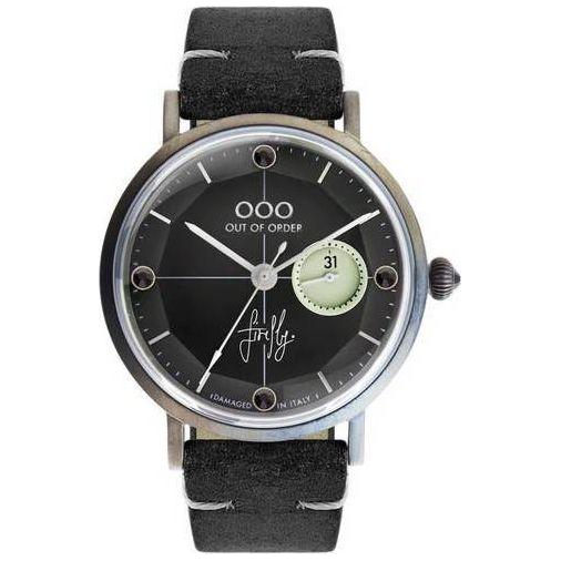 Firefly 36 Black Dial Quartz OOO.001-7.NE Men's Stainless Steel Watch