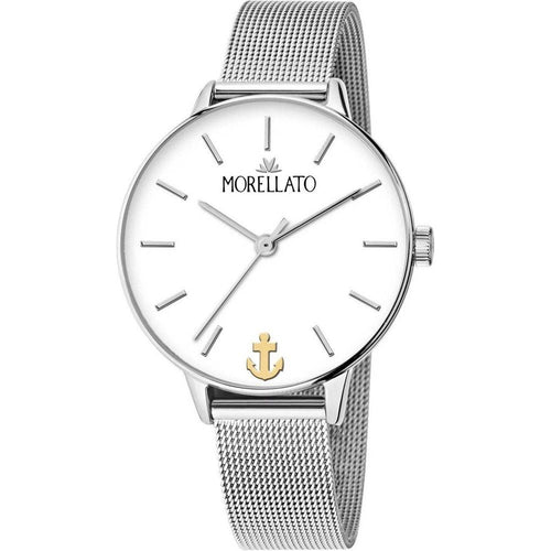 Load image into Gallery viewer, Morellato Ninfa Women&#39;s White Dial Quartz Watch R0153141542 - Stainless Steel Mesh Bracelet, 30M Water Resistance
