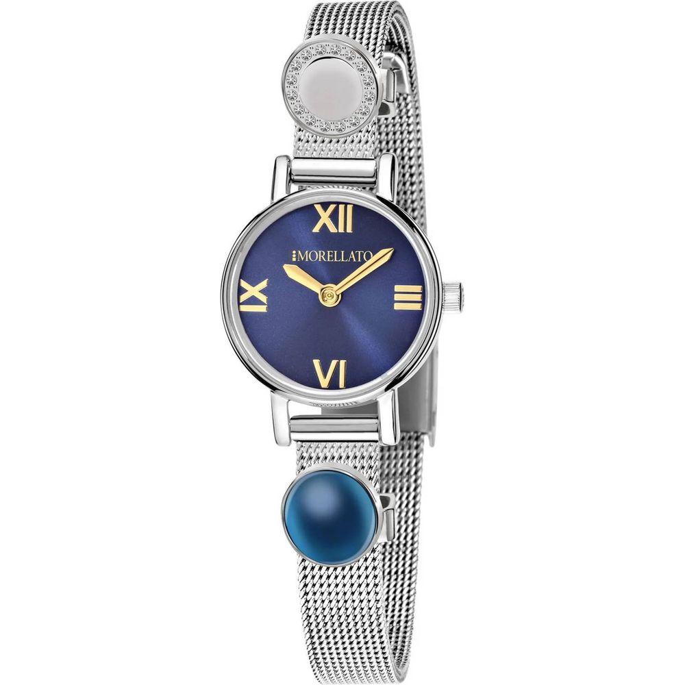 Morellato Sensazioni R0153142520 Quartz Women's Watch - Stainless Steel Mesh Bracelet, Blue Sunray Dial