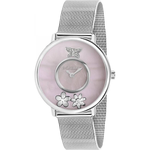 Load image into Gallery viewer, Morellato Pink Mother Of Pearl Stainless Steel Mesh Quartz R0153150501 Women&#39;s Watch
