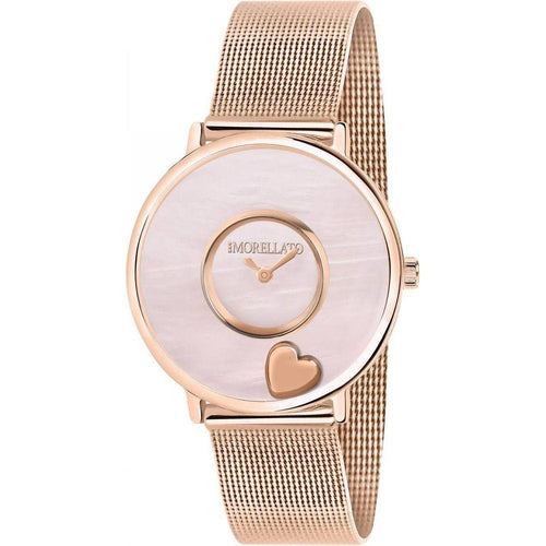 Load image into Gallery viewer, Morellato Women&#39;s Rose Gold Tone Stainless Steel Analog Quartz Watch R0153150505
