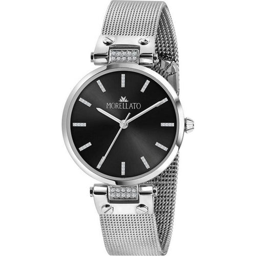 Load image into Gallery viewer, Morellato Shine R0153162505 Women&#39;s Stainless Steel Quartz Watch - Black Dial
