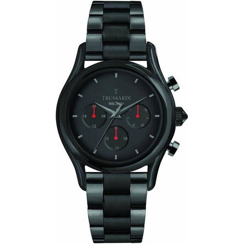 Load image into Gallery viewer, Trussardi T-Light R2453127009 Men&#39;s Stainless Steel Quartz Watch - Black Dial
