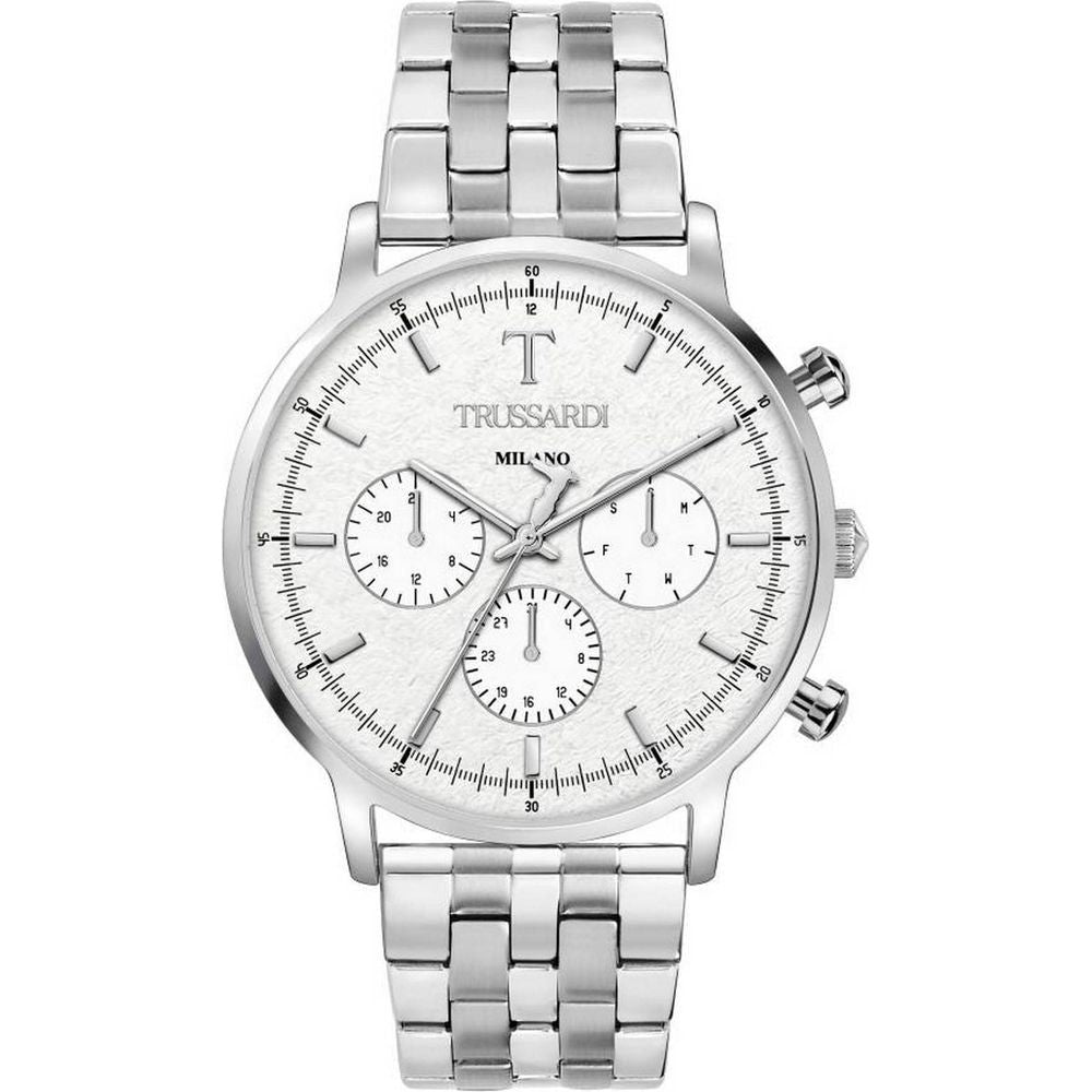 Trussardi T-Gentleman R2453135005 Men's Silver Dial Stainless Steel Quartz Watch
